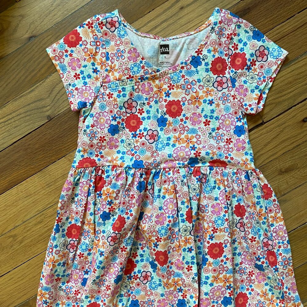 Short Sleeve Floral Dress for Spring